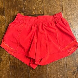 Women's Red/orange Shorts